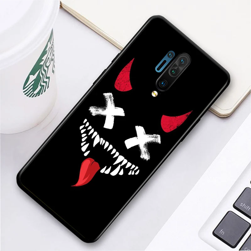smile skeleton devil for oneplus nord n10 n100 8t 7t 6t 5t 8 7 6 pro plus 5g phone case cover shell coque free global shipping