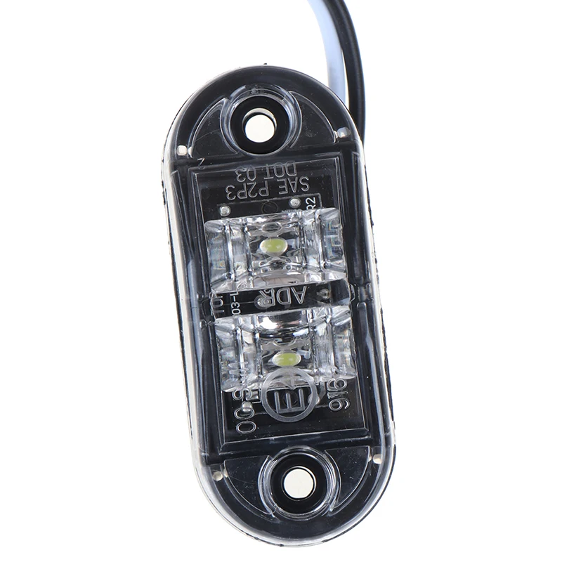 Хит продаж 1 шт. белый 2LED боковой габаритный светильник лампа для автомобиля