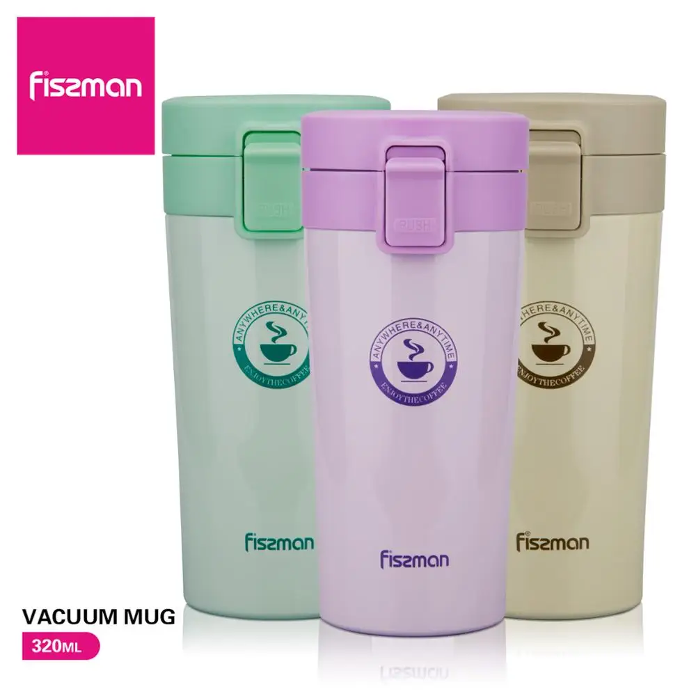 Fussman 320 мл вакуумная кружка для кофе с двойными стенками из нержавеющей стали Термос кофейная бутылка
