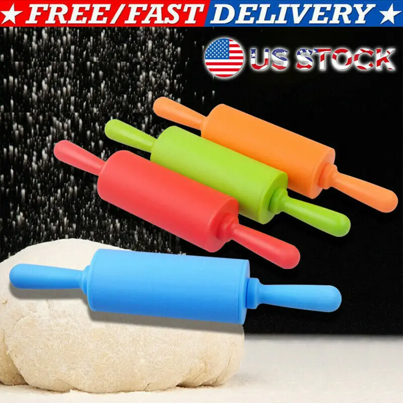 30 см с антипригарным покрытием помадковая роликовая Скалка имитацией миксер для