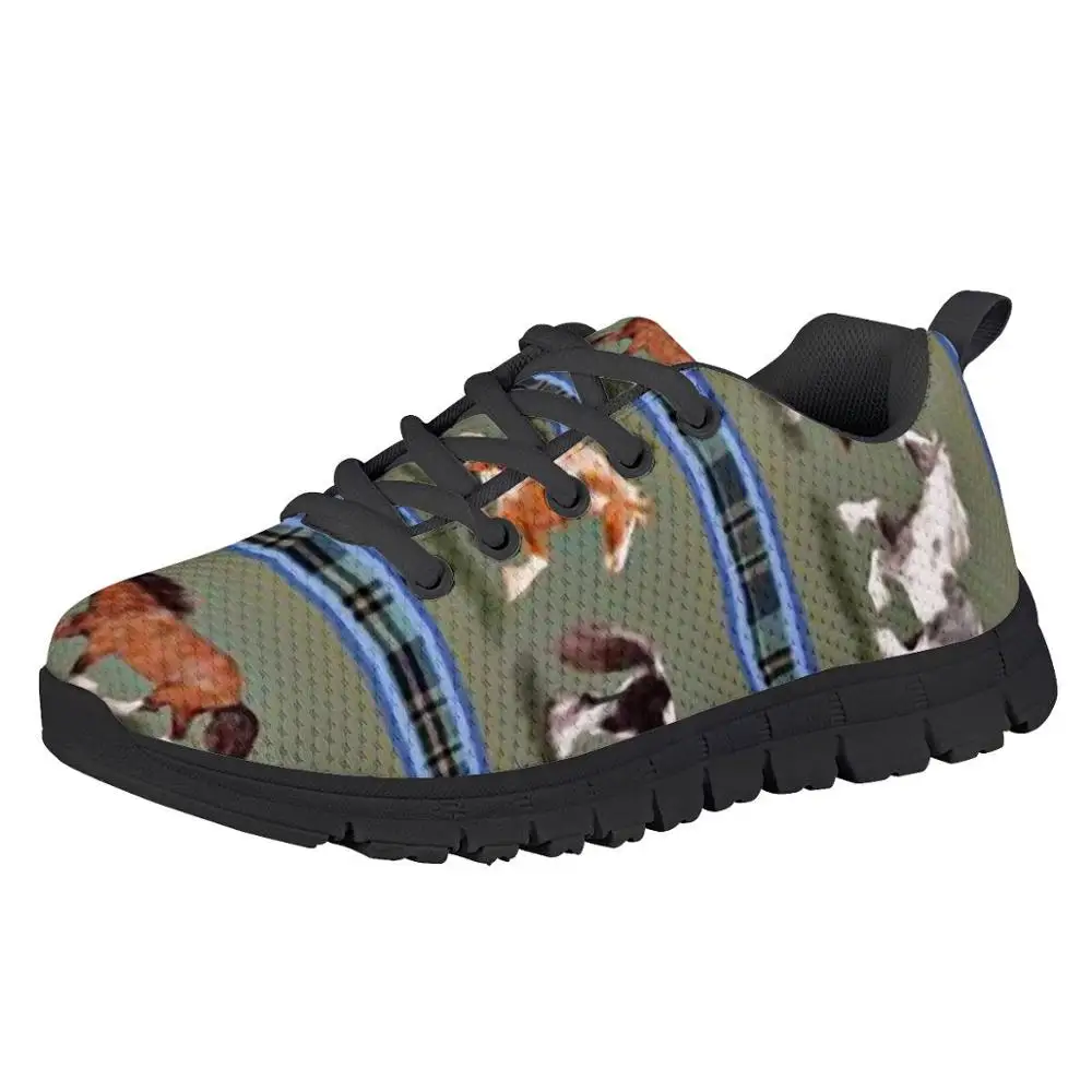 HYCOOL Boys Girls Shoes Horse Race Print Children Casual Lightweight Mesh Sneakers Kids Sport Walking Footwear Spring Autumn | Обувь