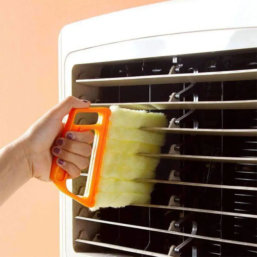

Air Conditioner Duster Cleaner Window Cleaning Brush Groove Blade Washable Blind Cleaner Cloth Cleaning Venetian With Windo F6y0