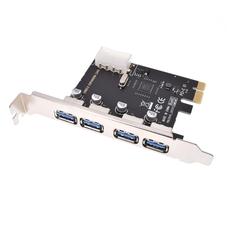 Плата расширения USB3.0 с 4 портами PCI E на плата для компьютера контактная