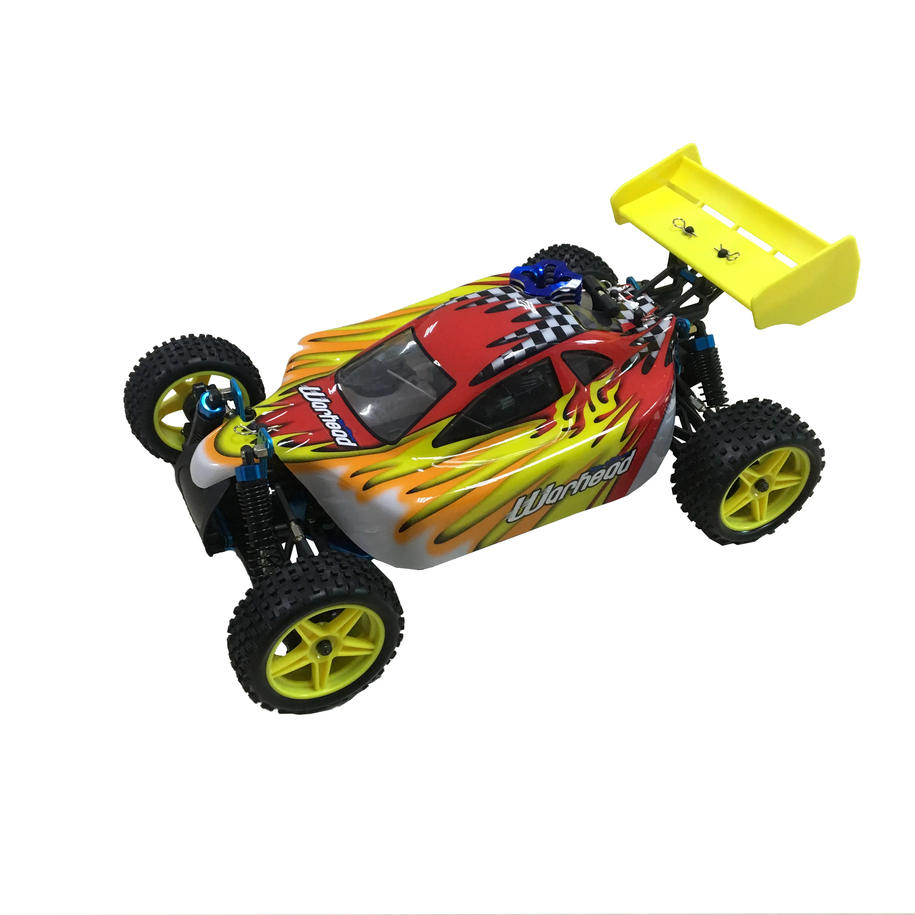 HSP Baja 1/10 соотношение нитро мощность Внедорожник 4WD RC АВТОМОБИЛЬ 94166 и 18cxp скорость двигателя 60-80 км/ч - Цвет: Белый