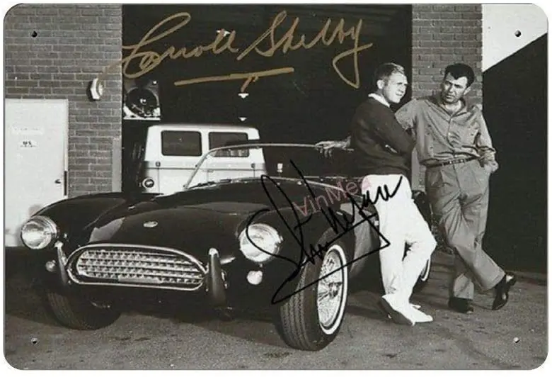 

Carroll Shelby Retro Metal Tin Sign Plaque Poster Wall Decor Art Shabby Chic Gift