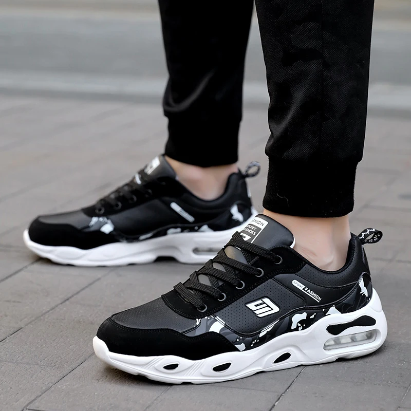 Модные мужские кроссовки для бега Мужская повседневная обувь Легкая на