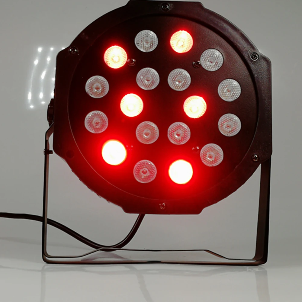 8 шт./18x3 Вт rgb светильник dmx512 flat par r6 g6 b6 s|Эффект освещения сцены| |