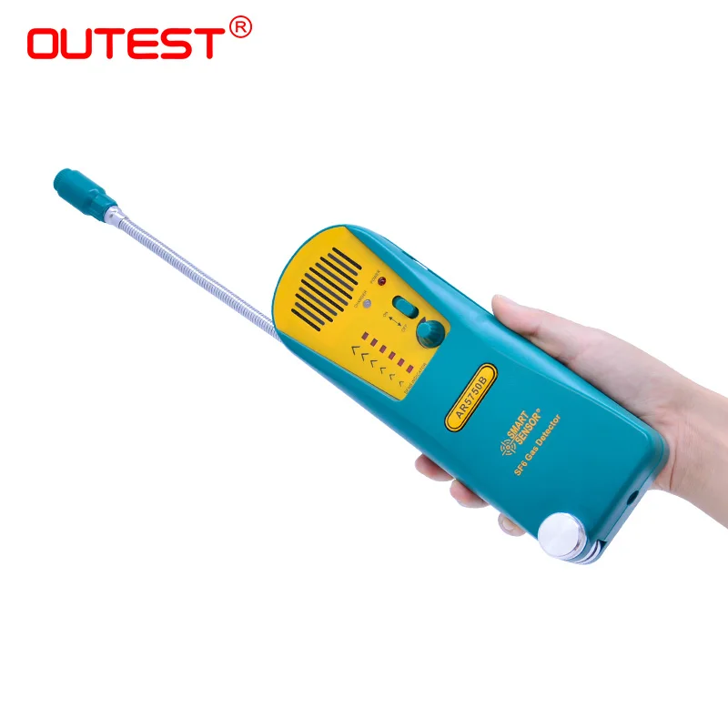 OUTEST Профессиональный галогенный детектор газа SF6 утечки хладагента Выхлопных
