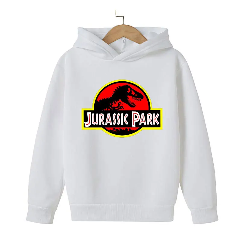 

Blue Top Sweatshirts for Boys Jurassic Park Sweatshirt with Hood Children's Coat Baby Girl Clothes Kawaii Clothes Outdoor Autumn