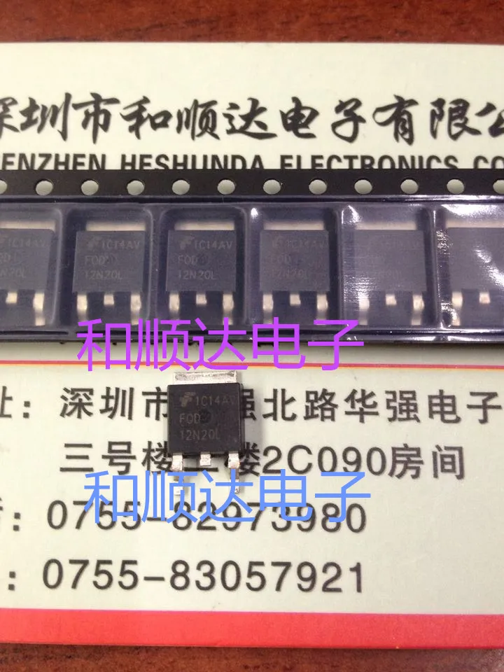 

10 шт. FQD12N20L TO-252 12A 200V
