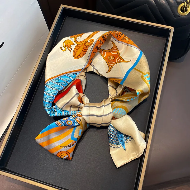 

100% шелковый шарф бандана женские длинные 2021 шарфы платок атласный Тутовый весенний модный роскошный высококачественный хиджаб шали