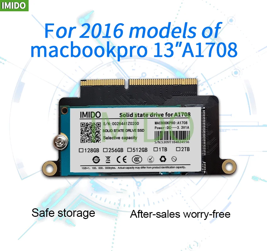 Disco de Estado 128gb-512gb para Macbook Novo Portátil Retina 13.3 2021 Ano 1708 Sólido Pci-e Emc 3164 2978 A1708 Ssd Pro