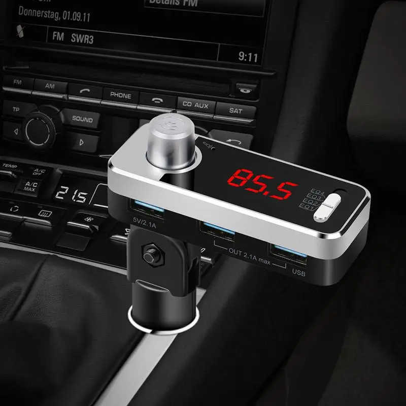

Car Charger FM Transmitter Music Player Wireless Bluetooth Car Player With Hand-free Calling