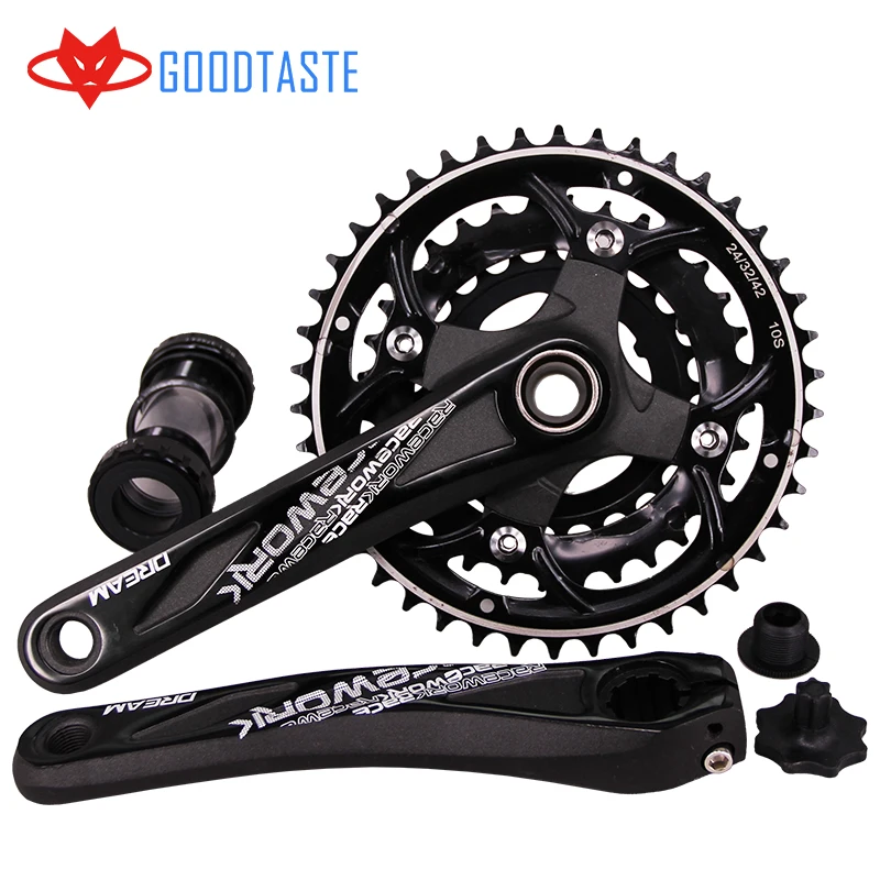 RACEWORK mtb Запчасти для велосипеда шатун mtb шатун для горного велосипеда шатун mtb carbono углеродистая сталь 170 42 т цепь колеса содержит ось