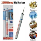 Маркер для бумаги, металла, стекла, хлопка, кожи, 20 мм, с глубоким отверстием