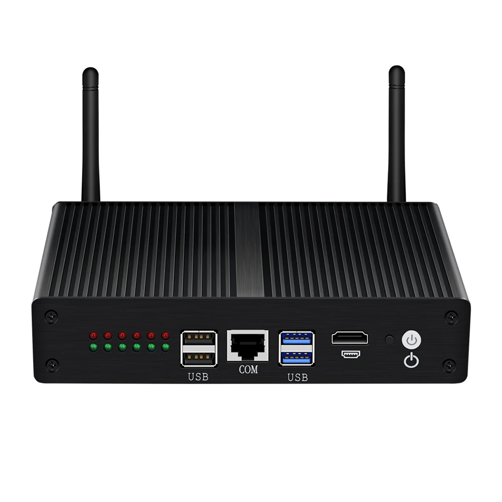 Брандмауэр фрезерный станок с ЧПУ мини ПК PfSense Windows 10 Intel Core i3 i5 4200U Celeron 2955U 6LAN