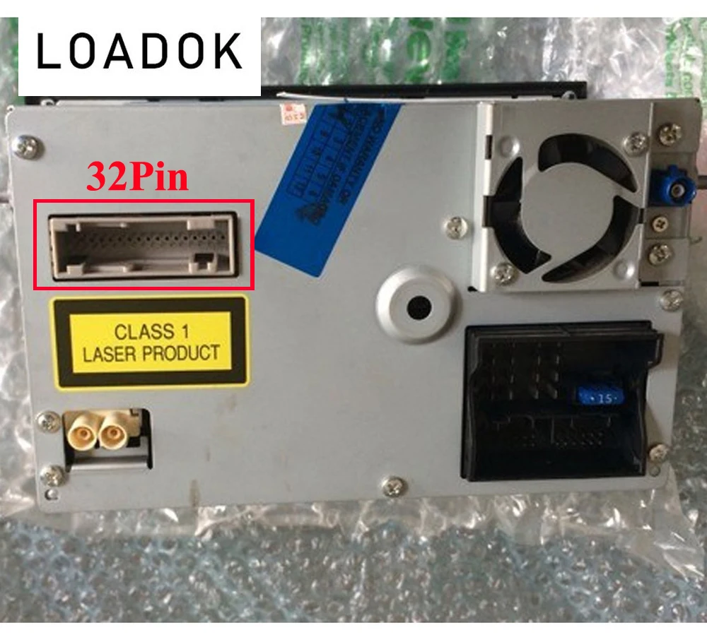 

Car RNSE 32Pin AUX IN Navigation Hands Free Wireless Bluetooth Microphone MP3 TF SD Card Audio AUX Adapter For Audi A3