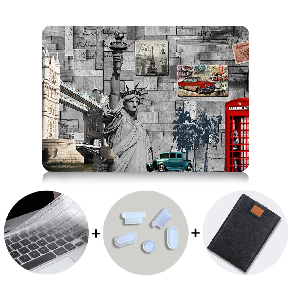 MTT чехол в стиле ретро для Macbook Air 11 13 Pro 13,3 16 15 retina с сенсорной панелью для apple mac book 12 дюймов a1534 чехол для ноутбука - Цвет: MB09