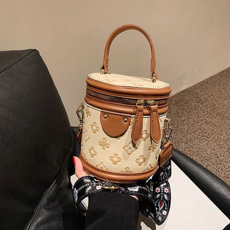 

Женские сумки 2021, новые роскошные сумки, винтажные сумки через плечо с геометрическим принтом, дамские сумочки из искусственной кожи для ве...