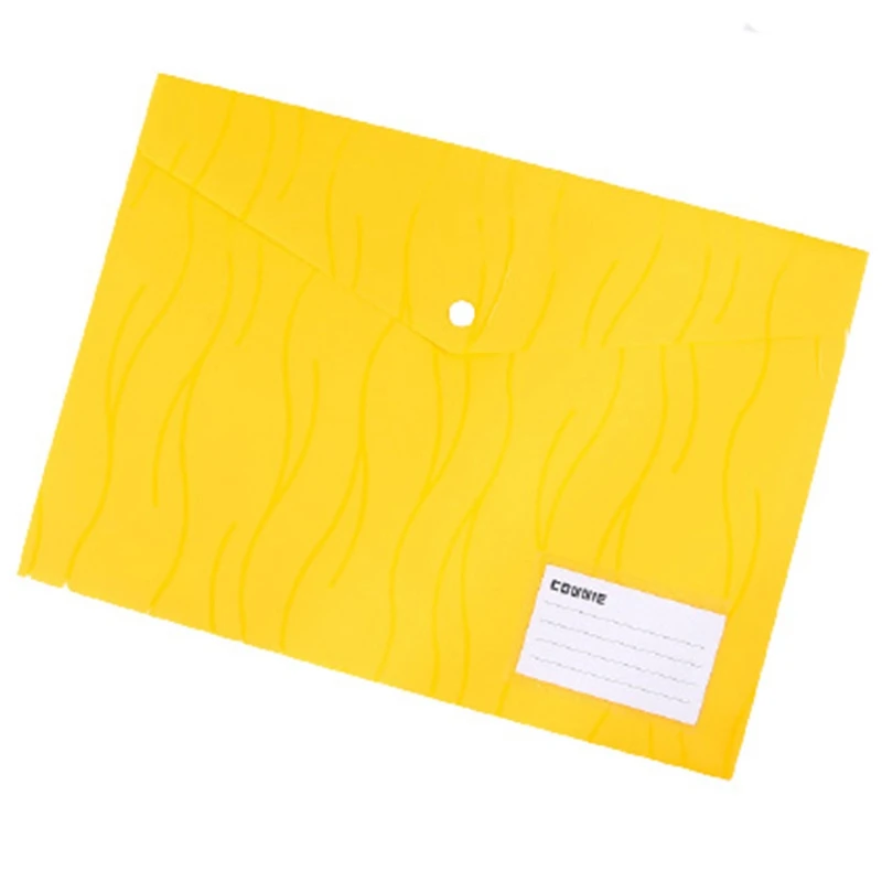 

Envelopes Poly Envelopes, 12 Pack Document Folders US Letter A4 Size File Envelopes with Label Pocket Snap Button