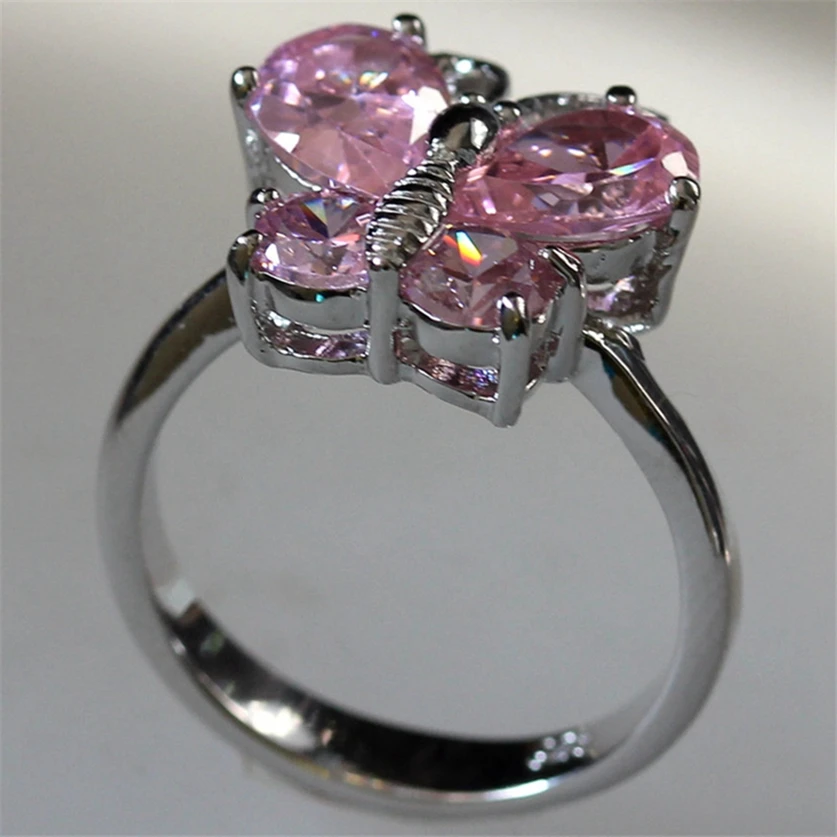 Модные Роскошные обручальные кольца flenz Esme для благородных женщин розовый