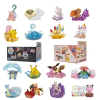 pokemon anime figures pikachu eevee charmander blind box toys set collection decoration monster pet cute model doll kids gift