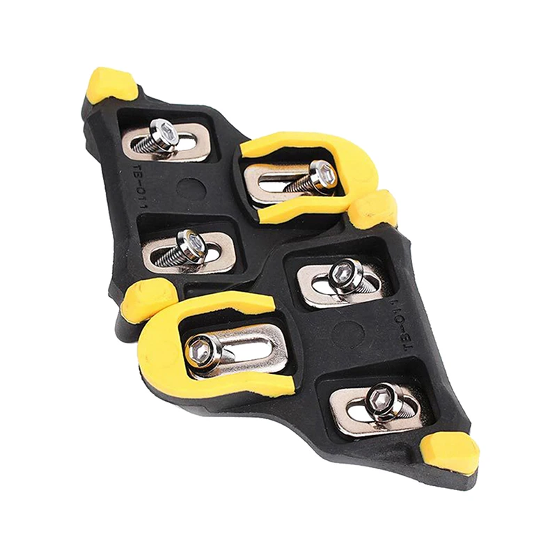 2pcs/Pair Bicycle Bike Pedal Road Mountain Bearing Pedals Cleats Set Yellow Red For Shimano SM-SH11 SPD-SL Accessories | Спорт и