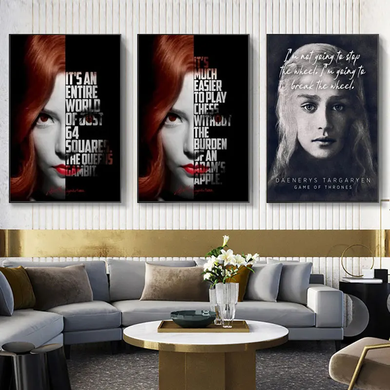 

Celebrity Inspirational Quotes Abstract Painting Canvas Painting Oil Painting Poster Modern Wall Art in Livingroom Home Decor