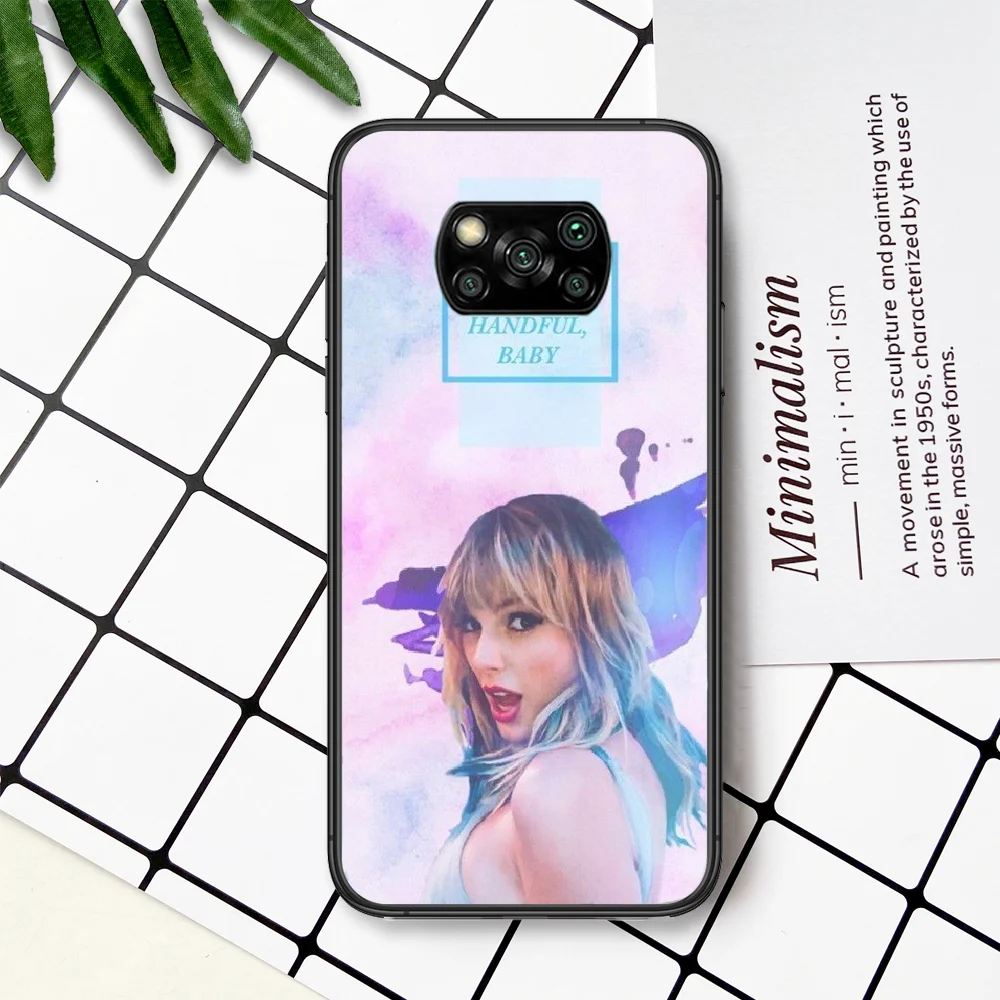 

Taylor Alison Swift Phone Case For Xiaomi Mi Note 10 A3 9 MAX 3 A2 8 9 Lite Pro Ultra black Coque 3D Funda Fashion Shell Tpu