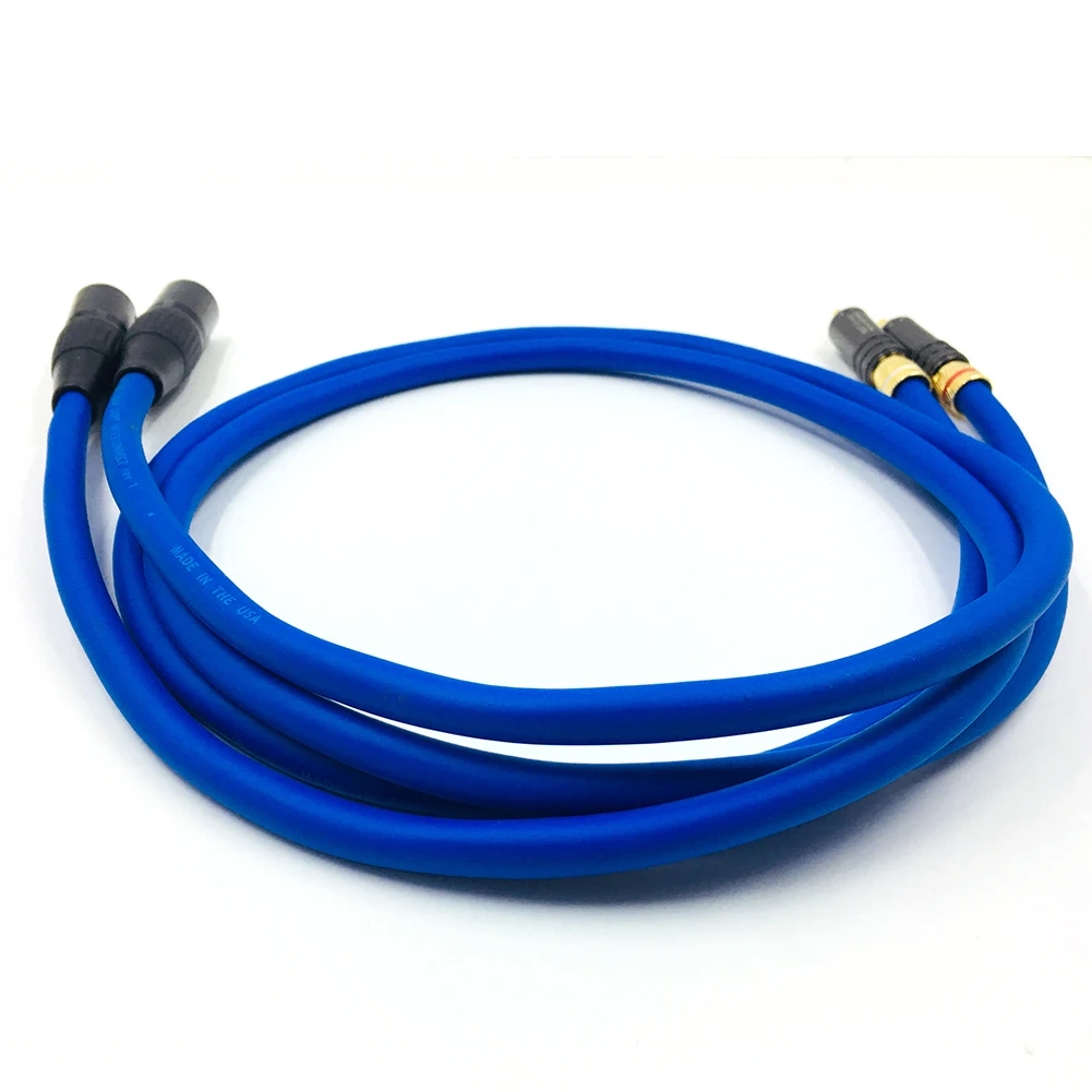 HiFi 2 RCA к 2XLR сбалансированный штекер аудио кабель стерео соединительный
