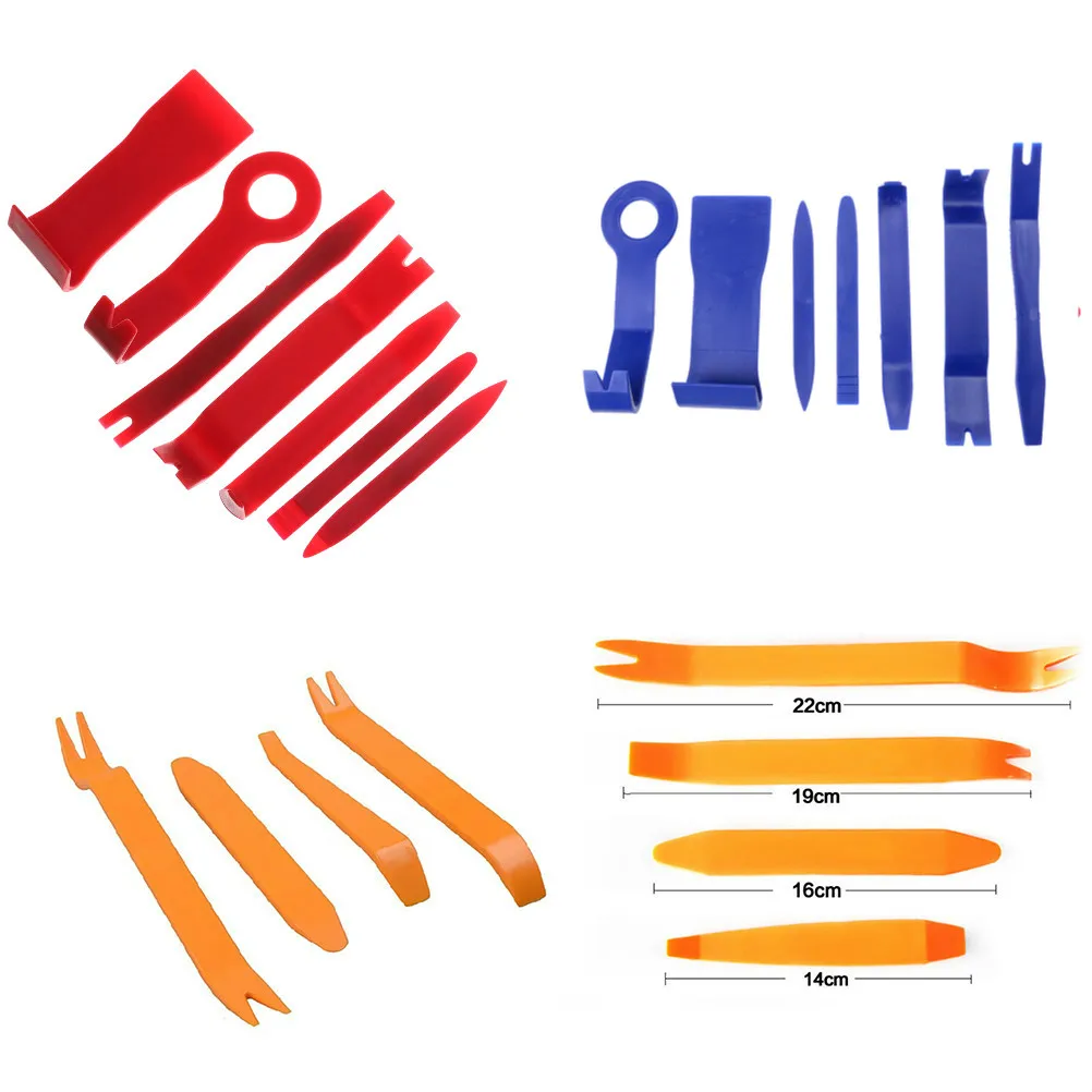 

1/4/7 шт Авто автомобильное радио, дверной зажим, Панель Даш Портативный ручной инструмент Аудио Удаление поднимающий иструмент Пластик аксе...