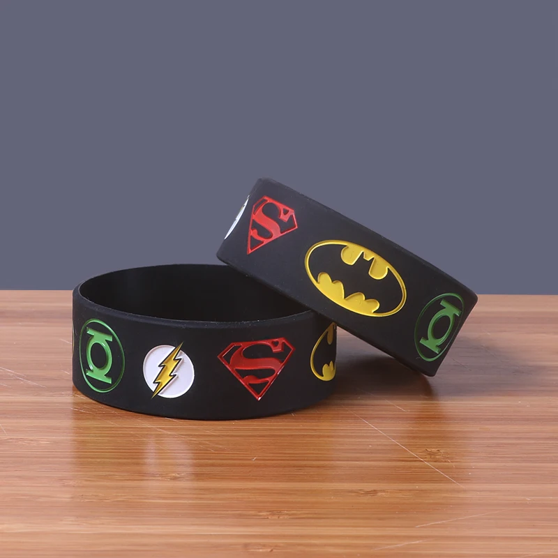 

10pcs Comic Silicone Bracelets for Kids Family Day Gift Parent-Child Wristband