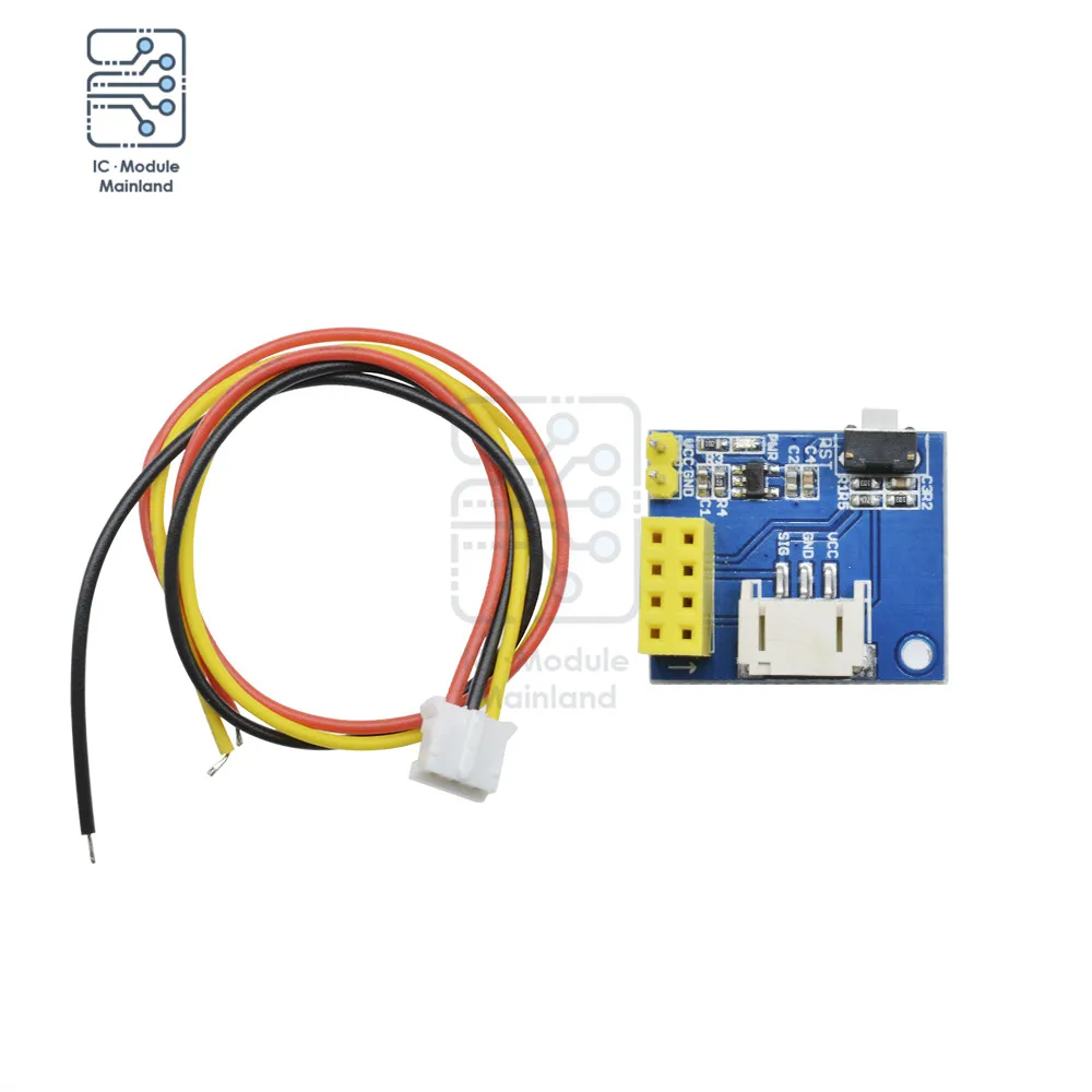 DC 5V ESP8266 ESP-01 ESP-01S RGB светодиодный модуль адаптера контроллера + проводка для Arduino IDE WS2812 светильник вое кольцо Smart DIY