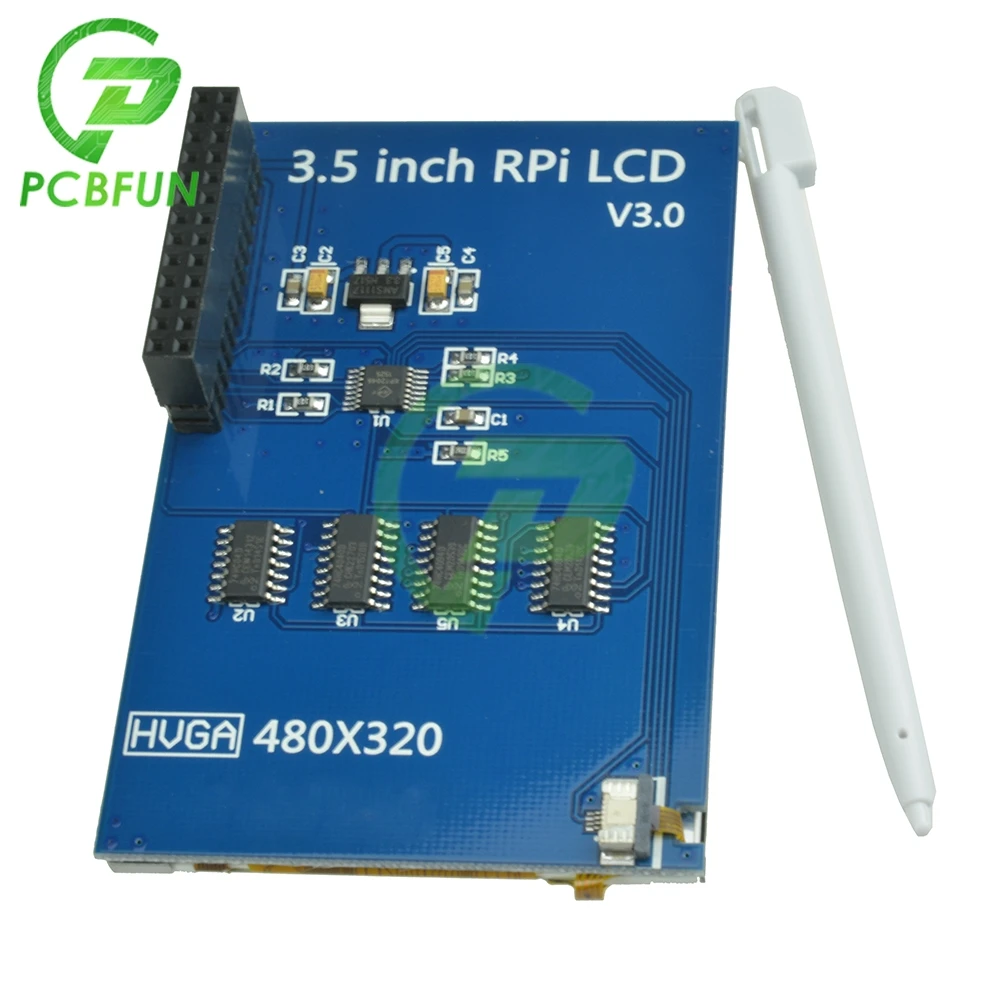 3.5 inch 320x480 TFT LCD Touch Screen Display Module 320 x 480 SPI RGB for Raspberry Pi B B+ Arduino | Электронные компоненты и