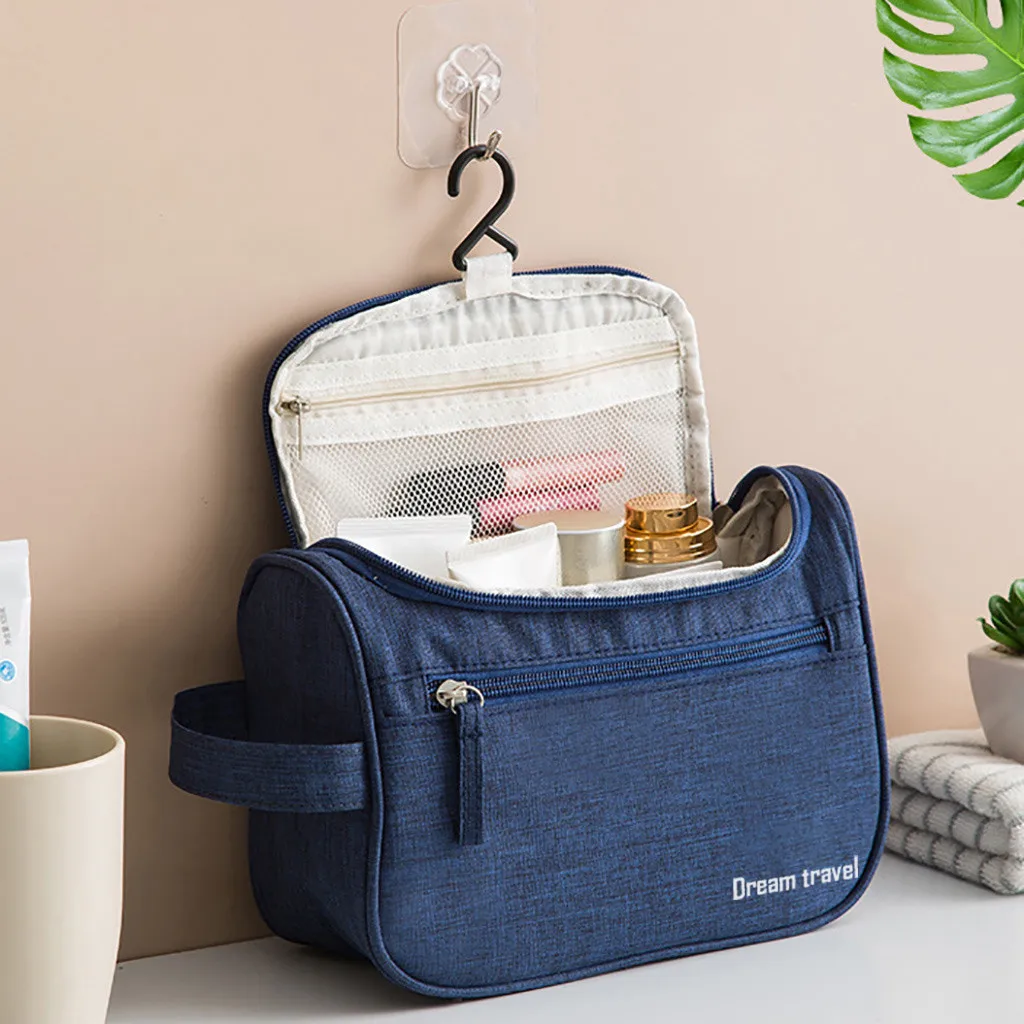 Унисекс косметичка органайзер портативная простая сумка для мытья большая