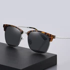 Солнцезащитные очки поляризационные UV400 для мужчин и женщин, модные дизайнерские брендовые солнечные очки в квадратной оправе для вождения