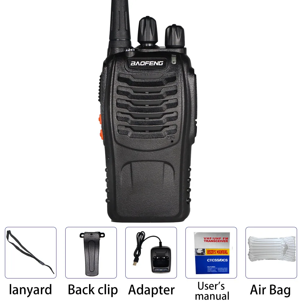 Without Earphone BAOFENG BF-888S рация UHF двухстороннее радио 888s UHF 400-470 МГц 16CH портативный CB радио беспроводной радиопередатчик BF888S - Цвет: Without Earphone