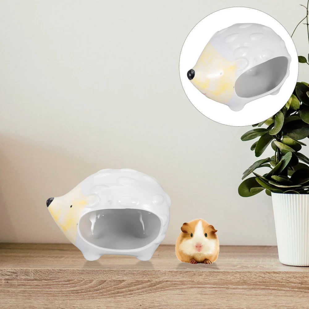 

Pet Nest Ceramic Hamster House Guinea Hedgehog Cooling Nest Pet Supply