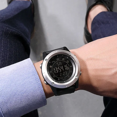 Бренд SANDA электронные часы Для мужчин спортивные светодиодные наручные для