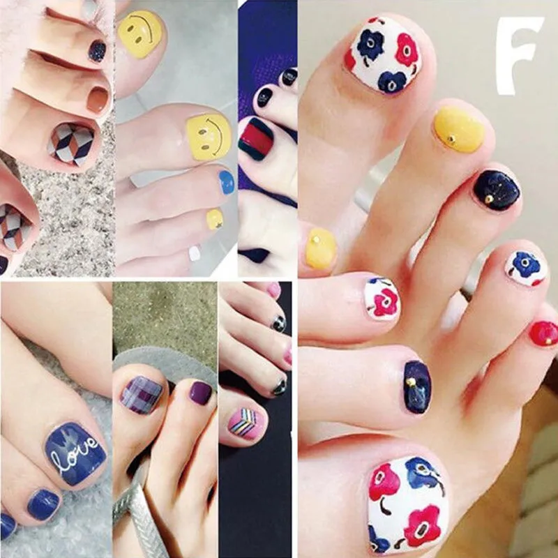 16 насадок для дизайна ногтей полное покрытие самоклеющиеся наклейки супертонкие