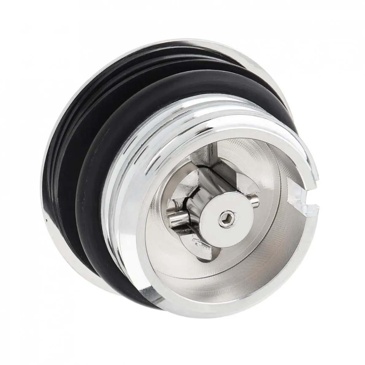 Aluminum Motorcycle Flush Pop Up Screw-In Gas Cap Mount Fuel Tank Oil with O-ring Fit for Davidson Sportster Super Glide |