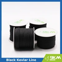 50lbs 2000lbs black kevlar line braided fishing assist line high tensile strength tactical rope kiterefractory backpacking cord