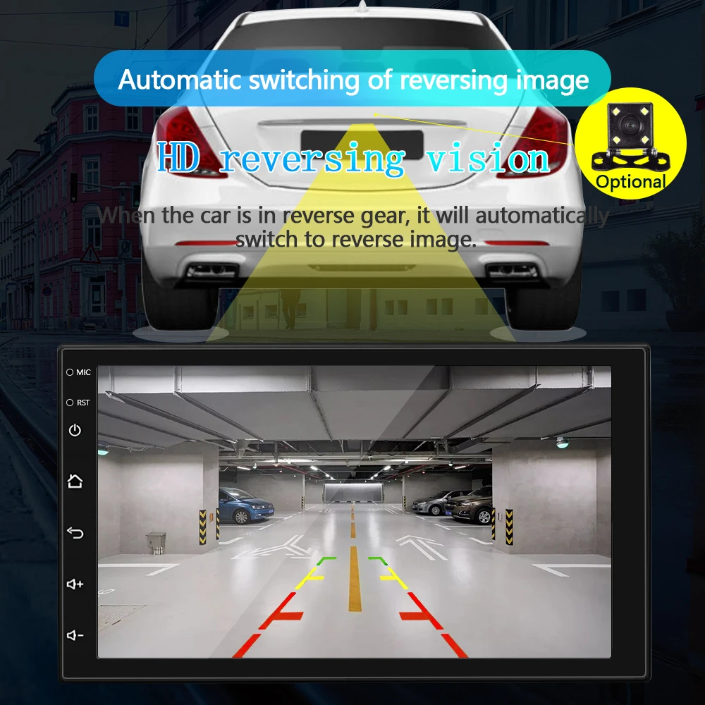 Автомагнитола 2 Din Bluetooth GPS Wi-Fi Авторадио Mirrorlink аудиоплеер для Ford Focus 3 Mondeo Mk4 Passat B5 B6