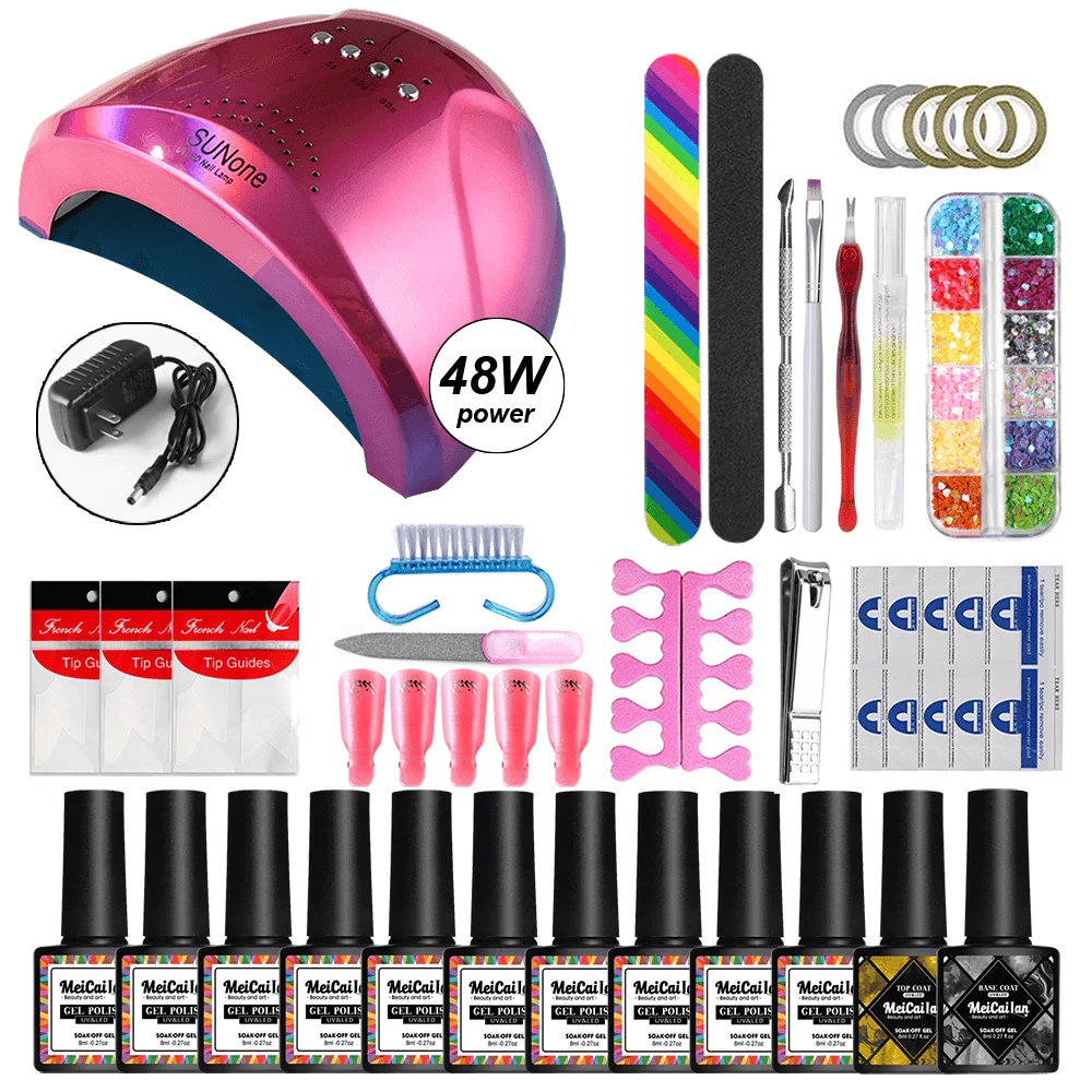 

Акриловый Фрезер для ногтей cо шлифовальными комплект маникюрный набор для ногтей, осушающая лампа для начинающих стартовый набор для ногт...