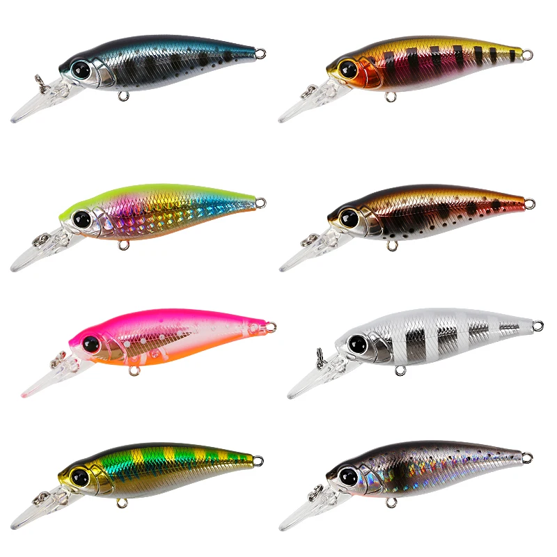

TSURINOYA Floating Minnow Hard Lure DW65 Mini Jerkbait Wobblers 58mm 5g Hot Selling Crankbait Bass Trout Lure Shad Swimbait