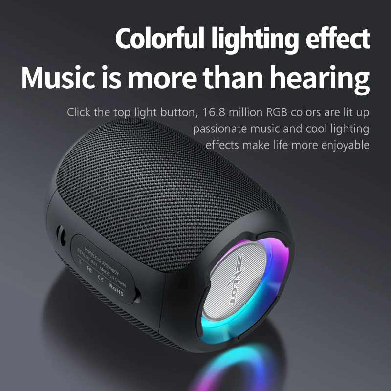 

Портативная bluetooth-Колонка zealot S53, 20 Вт, IPX7, 360 °