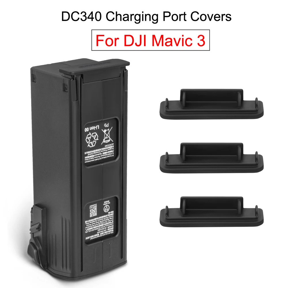 

Силиконовые чехлы для зарядного порта DJI Mavic 3 DC340, доступные пылезащитные Чехлы для разъема Mavic 3, штепсельная вилка стандарта
