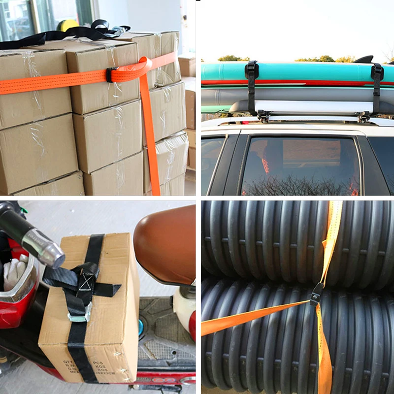 Автомобильная багажная лента из полиэфира ремень для обвязки багажа 2 шт. |