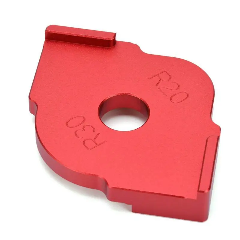 Набор из 2 шт алюминиевый сплав маршрутизатор стол плотник угол радиус джиг