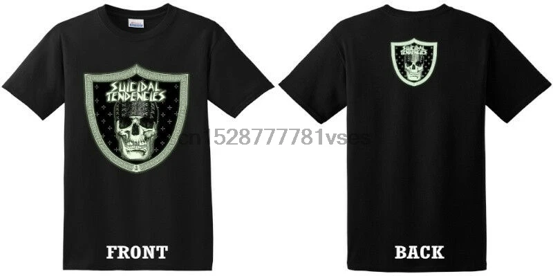 Суицидные тенденции официальный клан CYCO светится в темноте футболка Dogtown Punk Mans